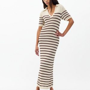Costi Knit Maxi Dress - Ivory