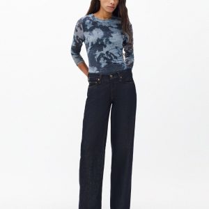 Saige Relaxed Straight Jeans - Twilight Rinse