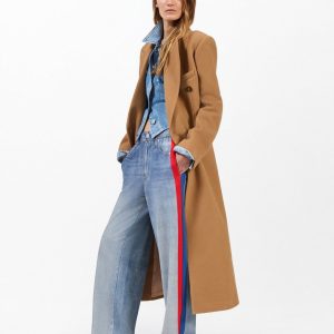 Miramar Sport Stripe Track Pants - Coney Blue Red Stripe