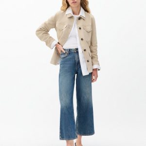 Andi Ankle Wide-Leg Jeans - Delcan