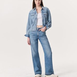Featherweight Logan Wide-Leg Jeans - Orian