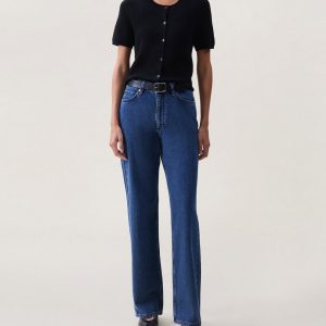 Shannon Relaxed Straight Jeans - Newnan