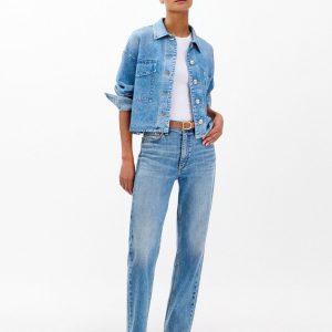 Harlow Ankle Straight Jeans - Orian