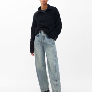 Charlie Barrel Jeans - Placid