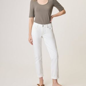 Baggy Dylan Boyfriend Jeans - White