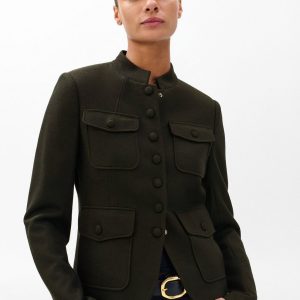 Mercer Japanese Wool Blazer - Army