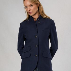 Slade Wool Blazer - Navy