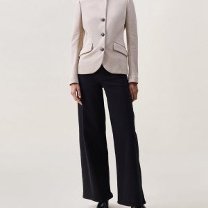 Sadie Jacquard Blazer - Dusty Clay Multi