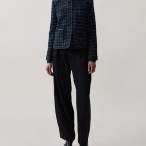 Mira Tweed Jacket - Black M