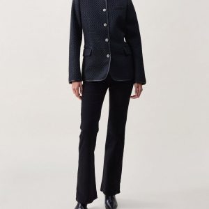 Payley Tweed Blazer - Black