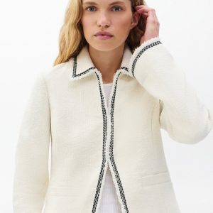 Eloise Tweed Blazer - Ivory