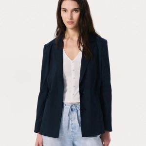 Spencer Linen-Blend Blazer - Salute