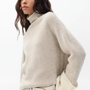 Ilaria Wool Turtleneck - Oat