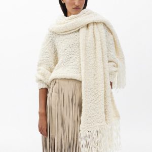 Luisa Scarf Sweater - Ivory