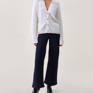 Cynthia Cardigan - Chalk