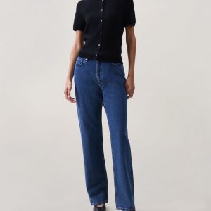 Michal Short-Sleeve Cardigan - Black