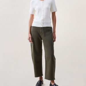 Michal Short-Sleeve Cardigan - Chalk