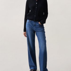 Vivi Open-Knit Cardigan - Black