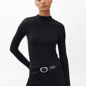 Francesca Merino Wool Turtleneck - Charcoal