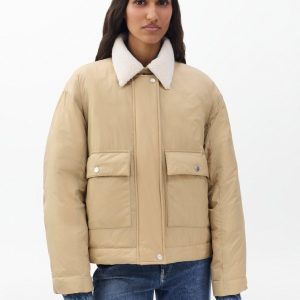 Nonie Puffer Jacket - Khaki