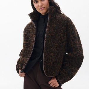 Sun Leopard Sherpa Jacket - Leopard