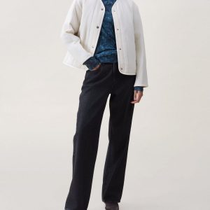 Ellen Quilted Liner Jacket - Ivory