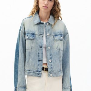 Ryan Denim Trucker Jacket - York Spliced