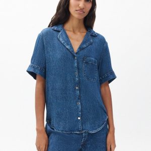 Miramar Short-Sleeve Lounge Shirt - York