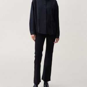 Irene Studded Top - Black