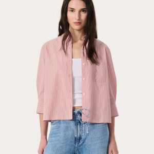 Lucia Striped Shirt - Blush Stripe