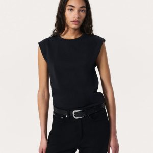 Mica Sleeveless Top - Black