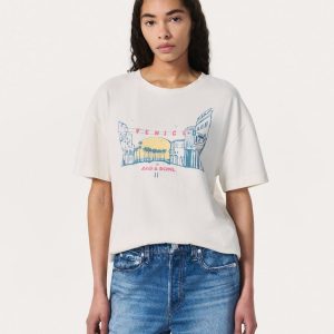 Venice Graphic Tee - Chalk