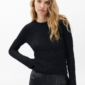 Ellie Lace Top - Black