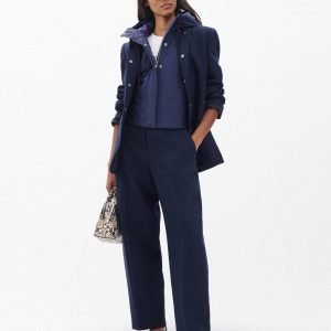 Vicky Tailored Barrel Pants - Sapphire Blue
