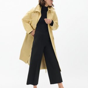 Irina Wide-Leg Culotte - Black