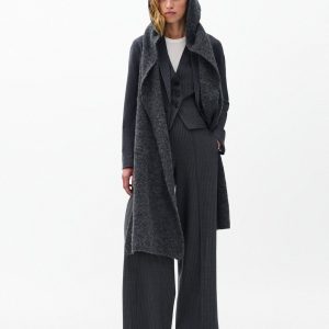 Irina Striped Tailored Pants - Grey Stripe