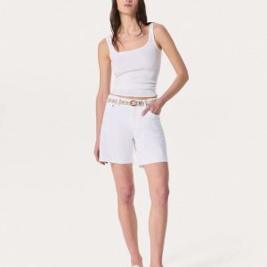 Kaia Denim Shorts - White