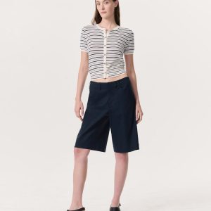 Banks Linen-Blend Shorts - Salute