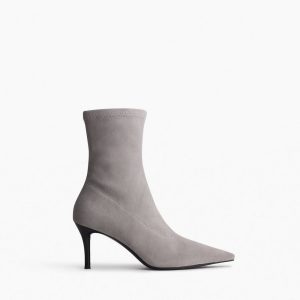 Mercer Suede Ankle Boots - Stone Suede