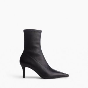 Mercer Leather Ankle Boots - Black