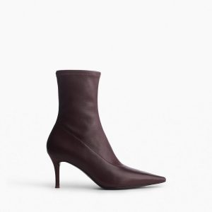 Mercer Leather Ankle Boots - Bordeaux