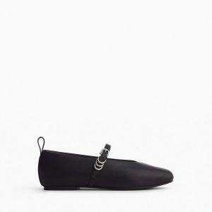 Spire Leather Mary Janes - Black
