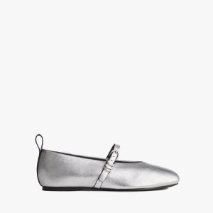 Spire Mary Jane Shoes - Silver