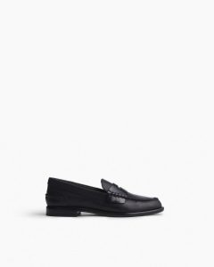Carter Leather Loafers - Black