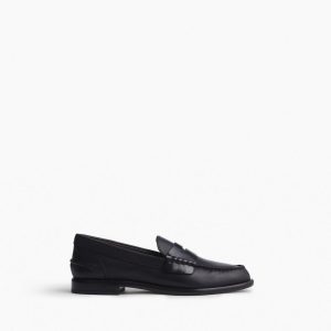Carter Leather Loafers - Black