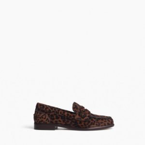 Carter Leopard Calf Hair Loafers - Leopard Hair Calf