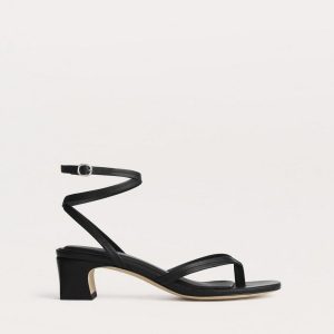 Gemma Strappy Sandals - Black
