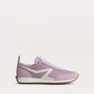 Retro Runner Sneakers - Mauve Mist