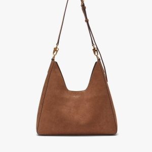 Parker Suede Hobo - Golden Brown
