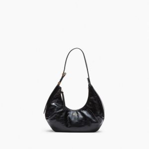 Hudson Leather Hobo - Black